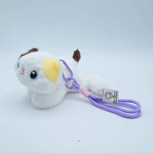 Fluffy Bear Plush Keychain