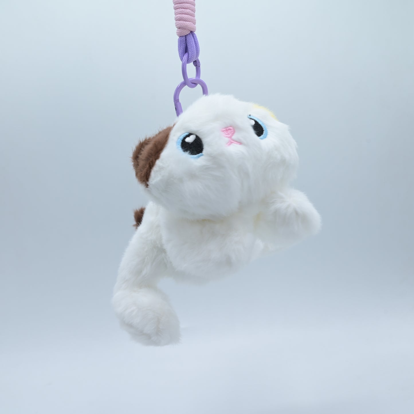 Fluffy Bear Plush Keychain