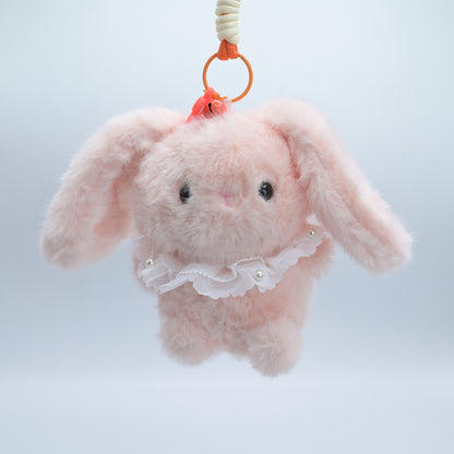 Fluffy Bear Plush Keychain