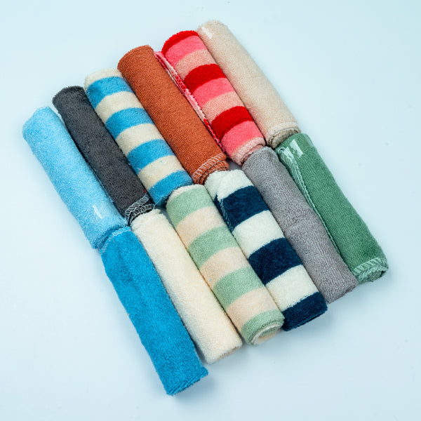 Multi-Color Soft Infant/Multipurpose Towel Set (Pack of 12) 010