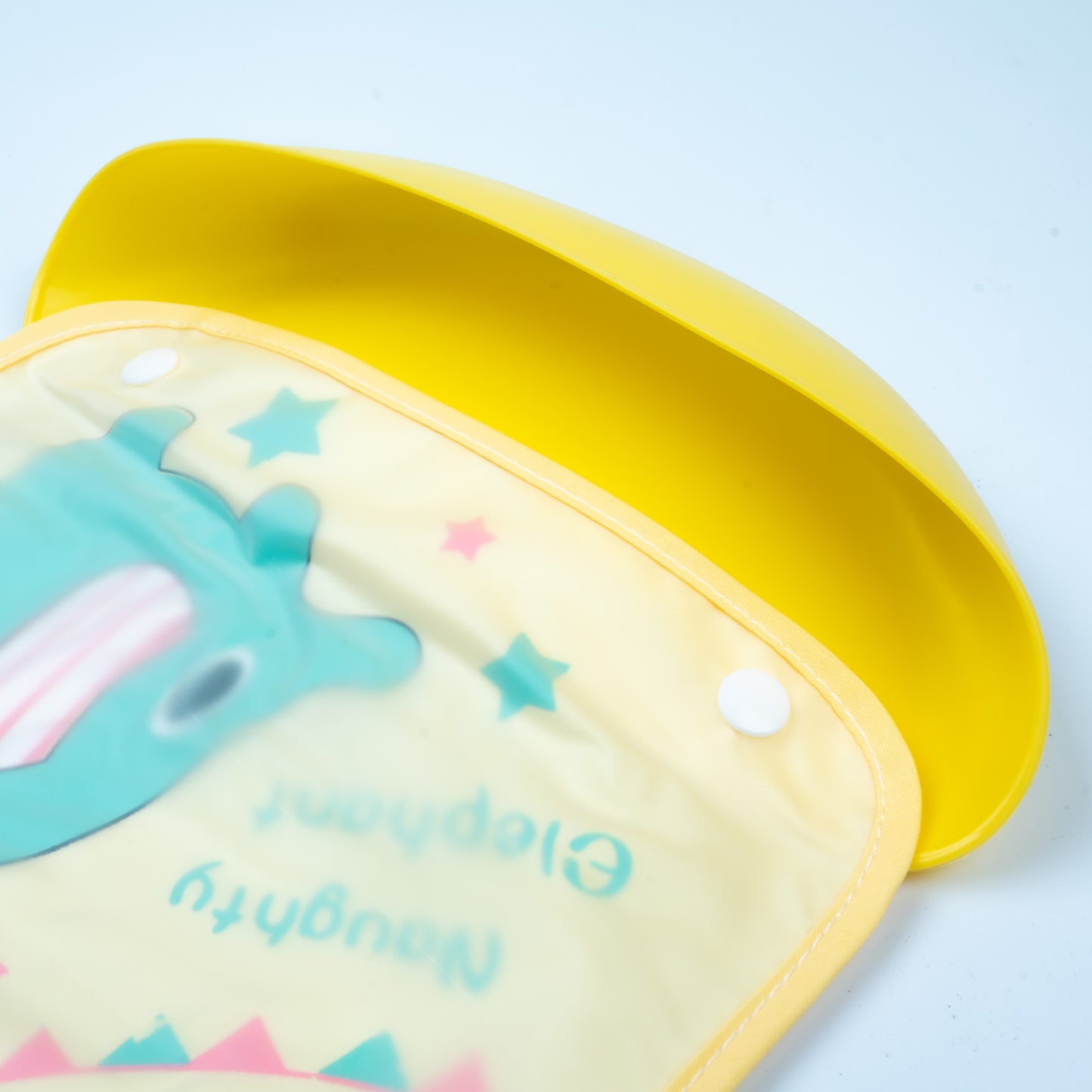 Sweet Time Easy-Clean Pocket Baby Bib (Yellow)