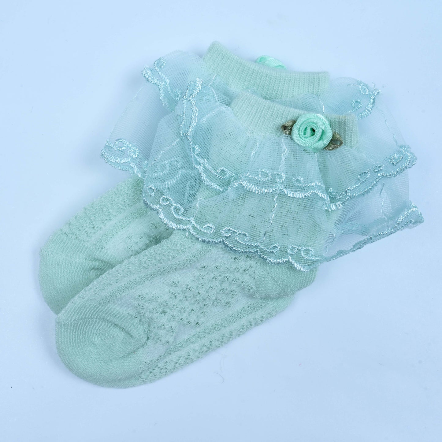 Ruffled Baby Booties (Socks) (006)