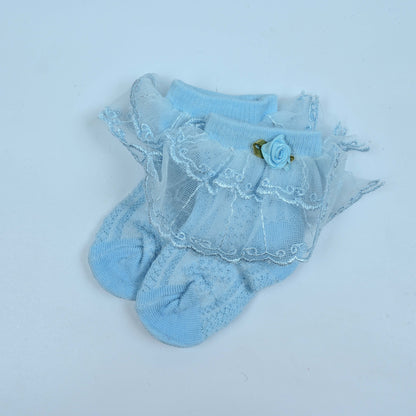 Ruffled Baby Booties (Socks) (006)