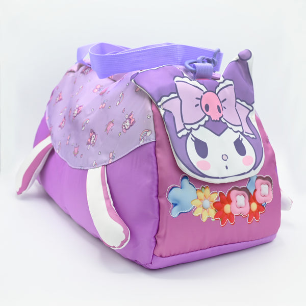 Cute Cartoon Character Kids Travel & Storage Bag – Purple