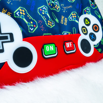 Super Gamer Kids’ Duffle Bag – Blue & Red