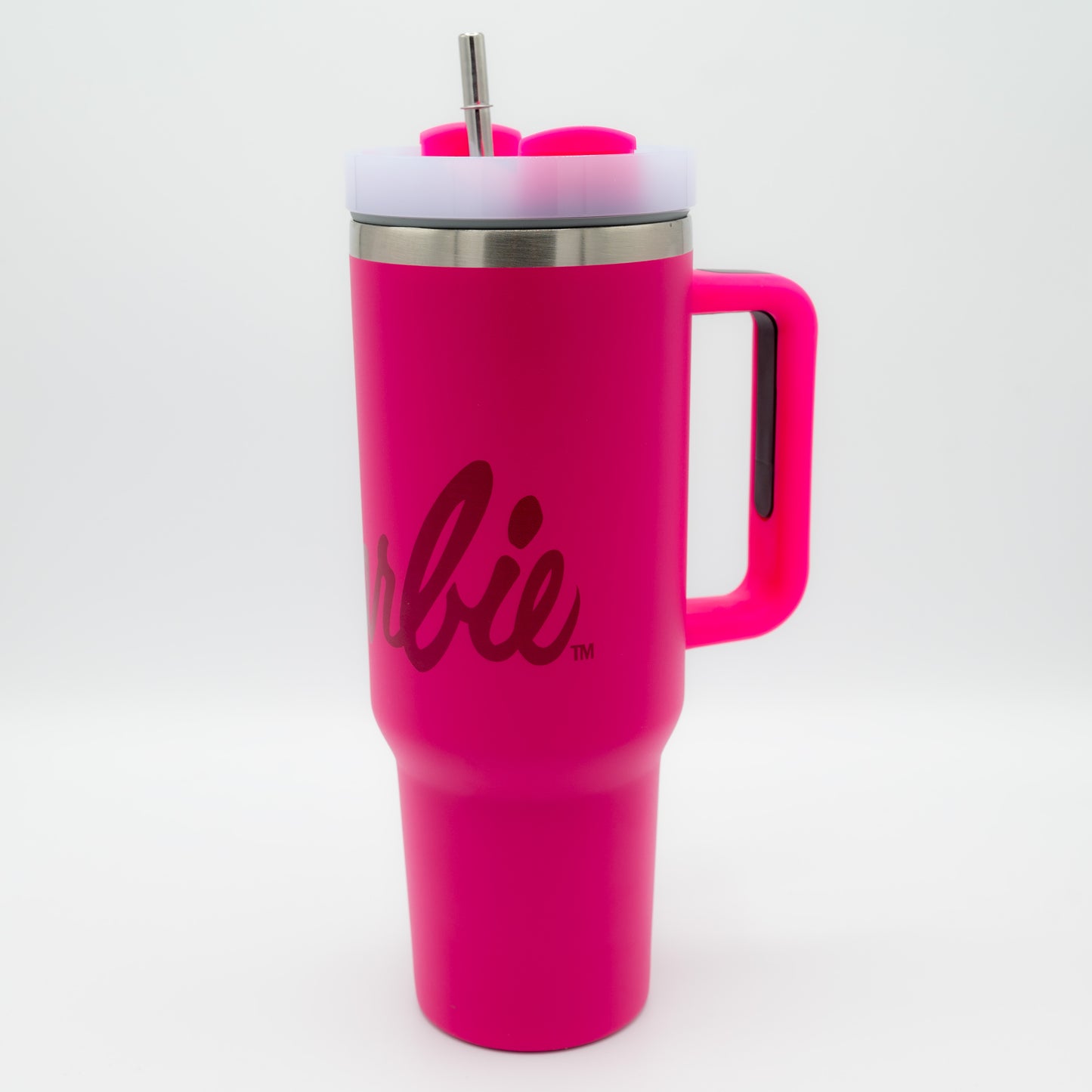 Floral Collection Premium Stainless Steel Tumbler – 40oz (With Handle & Metal Straw)
