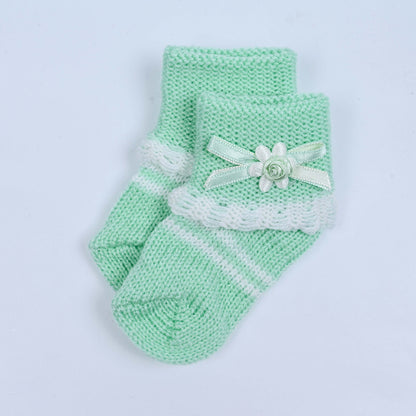 Hand-Knitted Baby Booties (Socks) (005)
