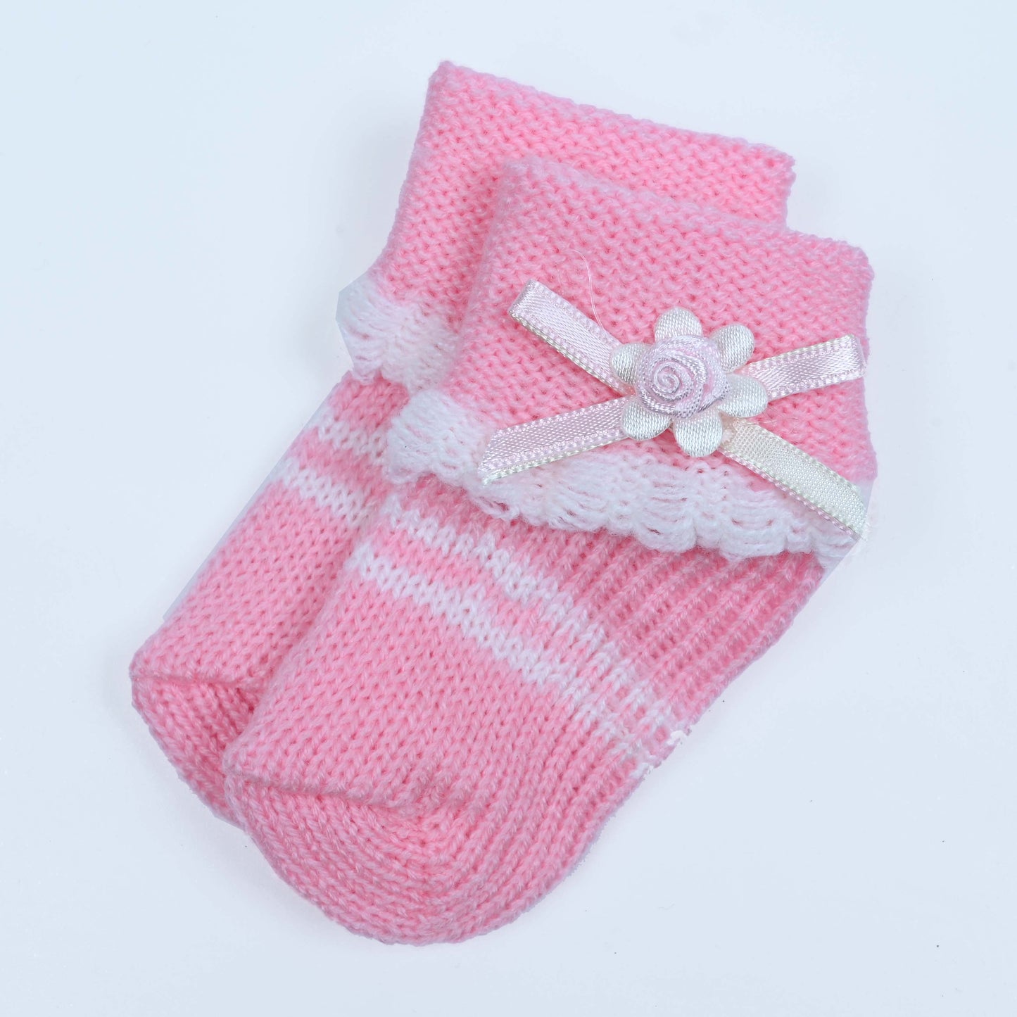 Hand-Knitted Baby Booties (Socks) (005)