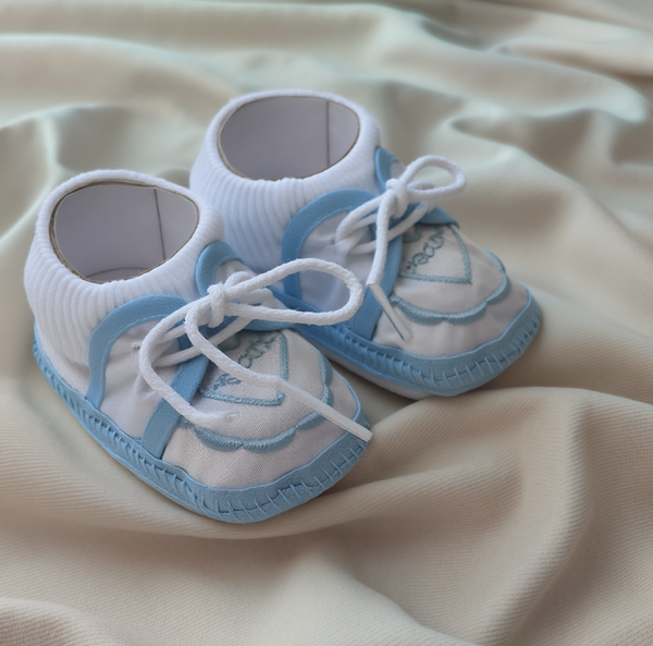 Little Steps' Embroidered Baby Booties Unisex (003)