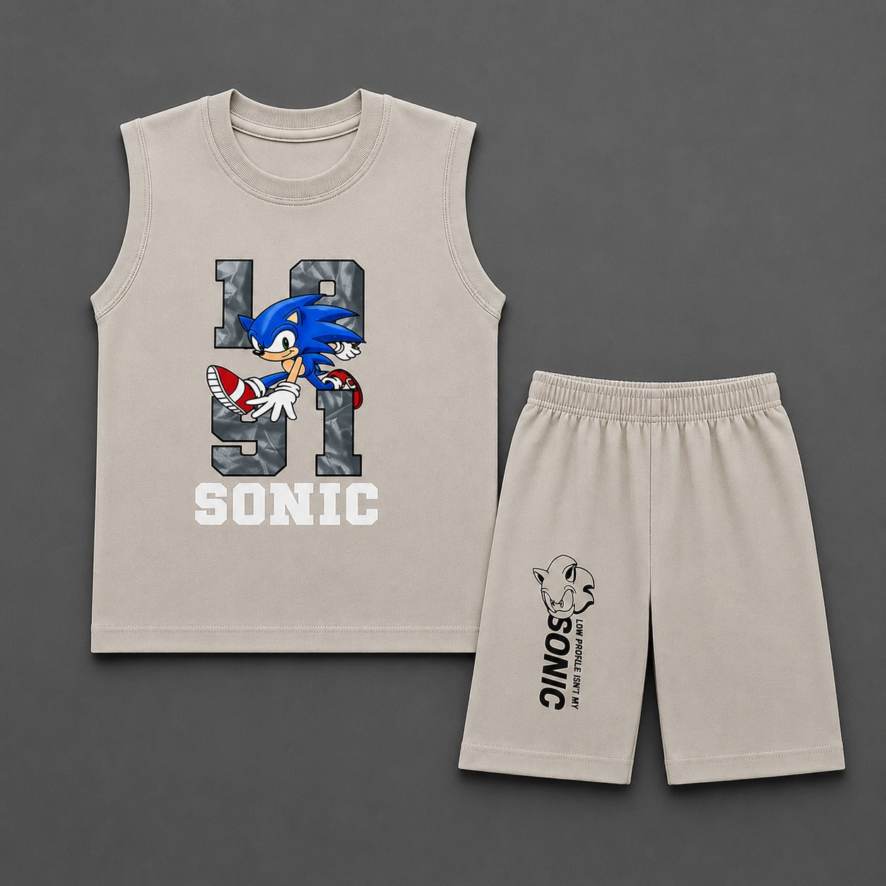 Sonic 91 Boys Summer Outfit Set EG-283