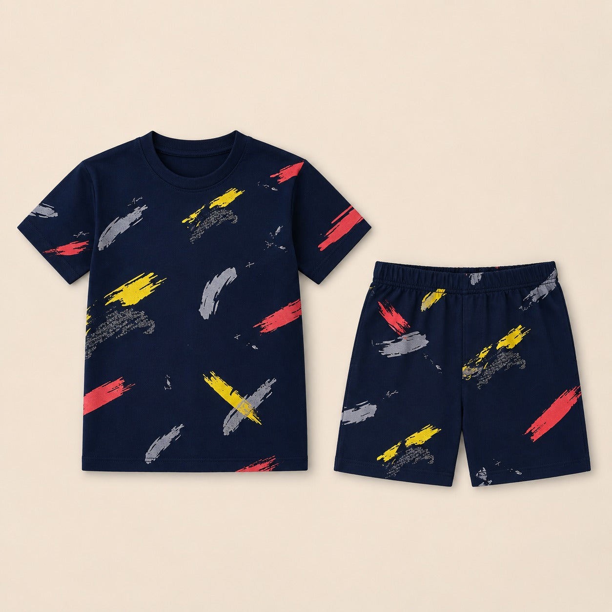 Kids Printed Summer Co-Ord Set  (EB-298)