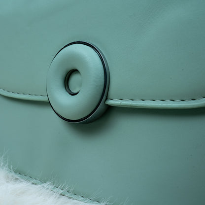 Women Shoulder Bag (Ice Green)