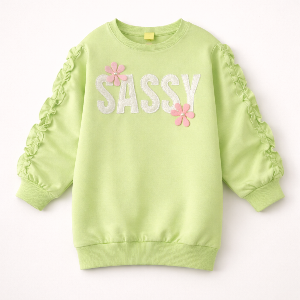 Girls Full Sleeve Sweat Shirt (00000001)